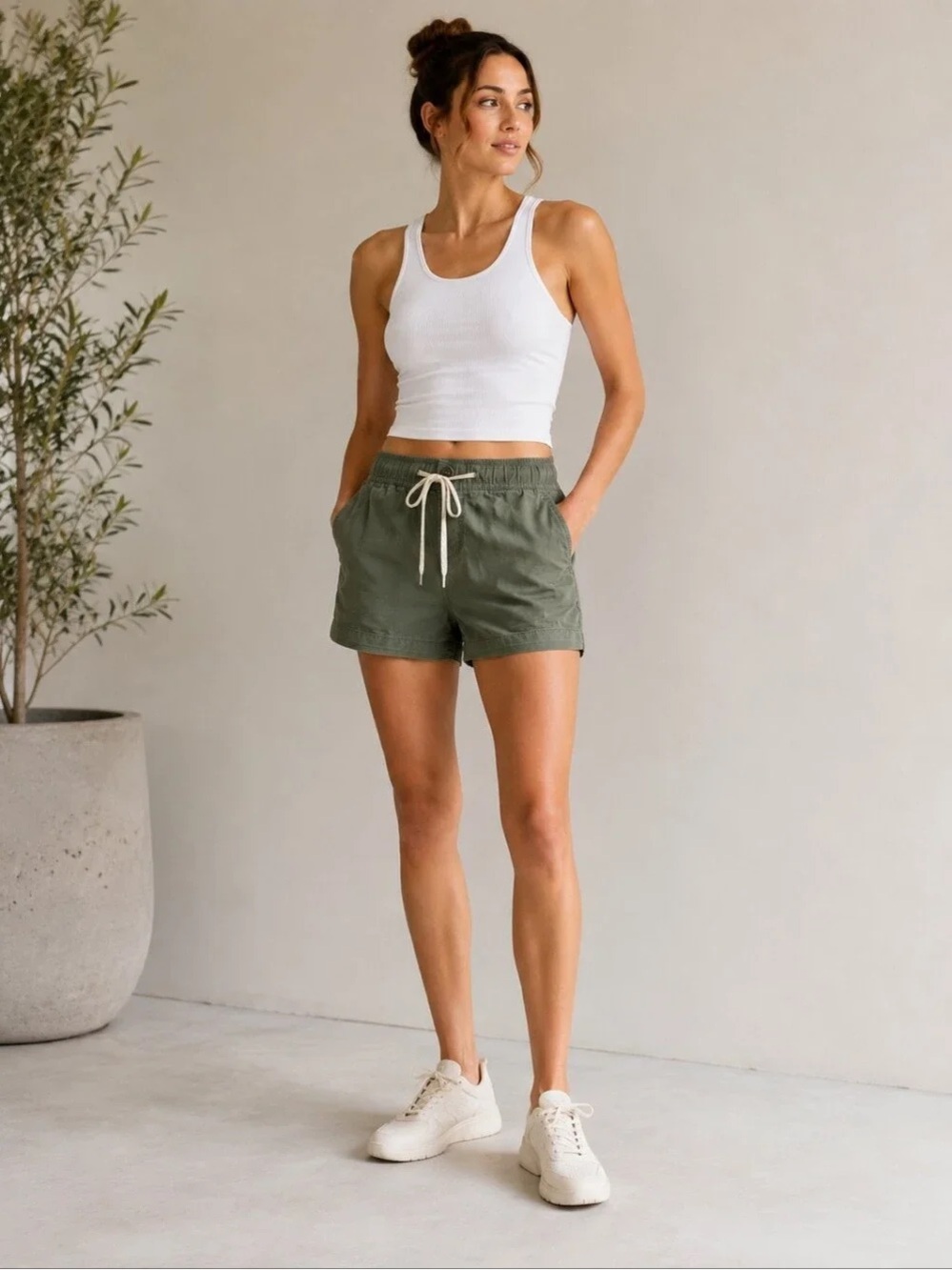 Vuori Women’s Ripstop Shorts - Olive
